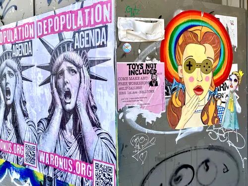 Seattle poster campaign photo