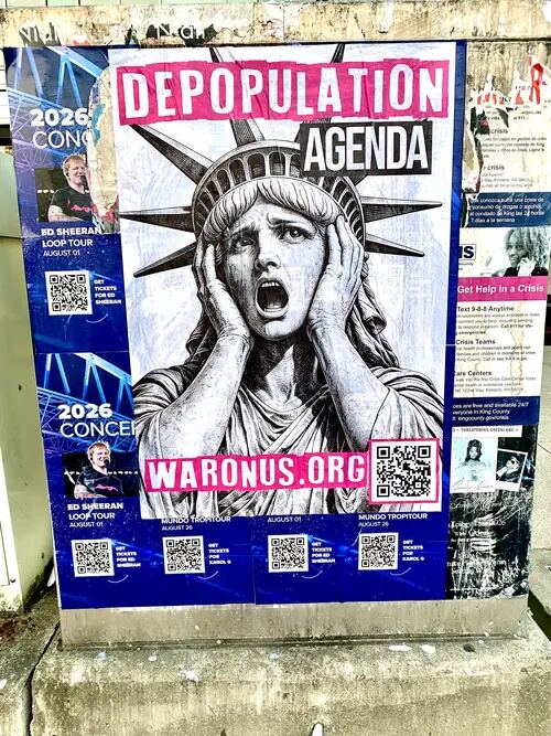 Seattle poster campaign photo