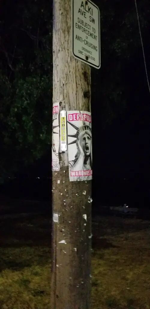 Seattle poster campaign photo